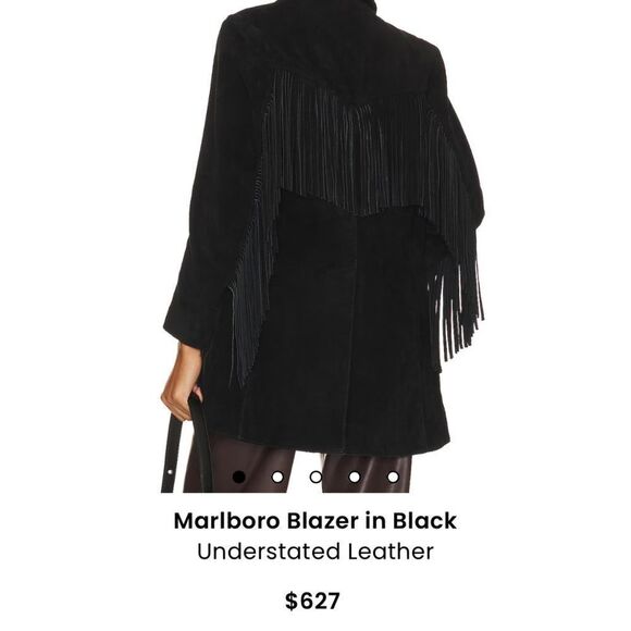 Western Black fringe jacket - Picture 7 of 11